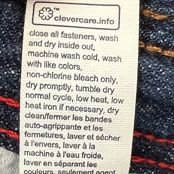 Tommy Hilfiger Jeans Overalls Women's Bibs Carpenter Denim Y2K Logo Strap Size 6 - Picture 14 of 16